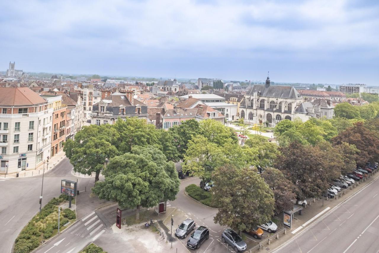Evasion Urbaine - Vue Panoramique - Proche Gare Apartment Troyes Luaran gambar